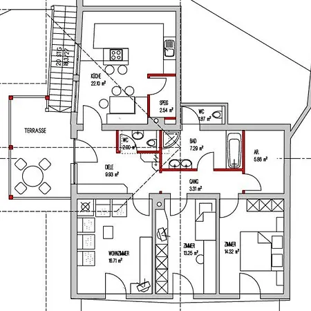 Arche Oetztal Dorfzentrum Daire *